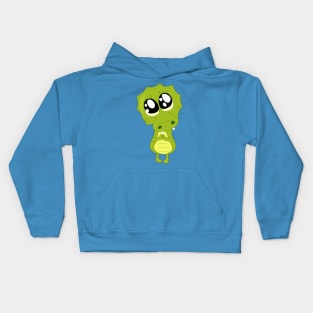 Dinosaur Bitki Stiker Kids Hoodie